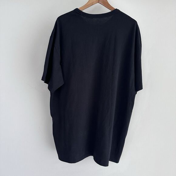 Nike T Shirt M90 Mens XXL Gold Swoosh Casual Streetwear Oversized Hip Hop Tee - Picture 3 of 8